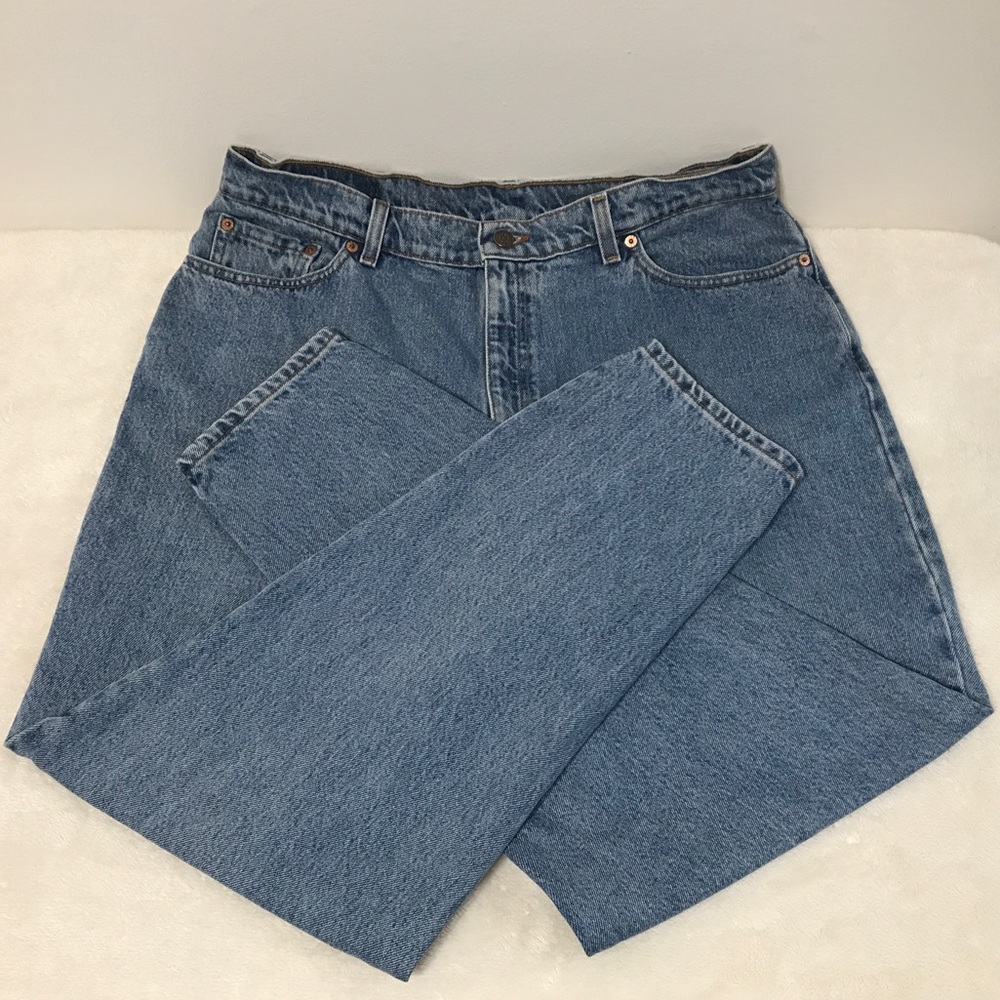 Vintage 500 Levi’s High Rise Relaxed Fit Tapered Leg Denim Jeans - Picture 5 of 10